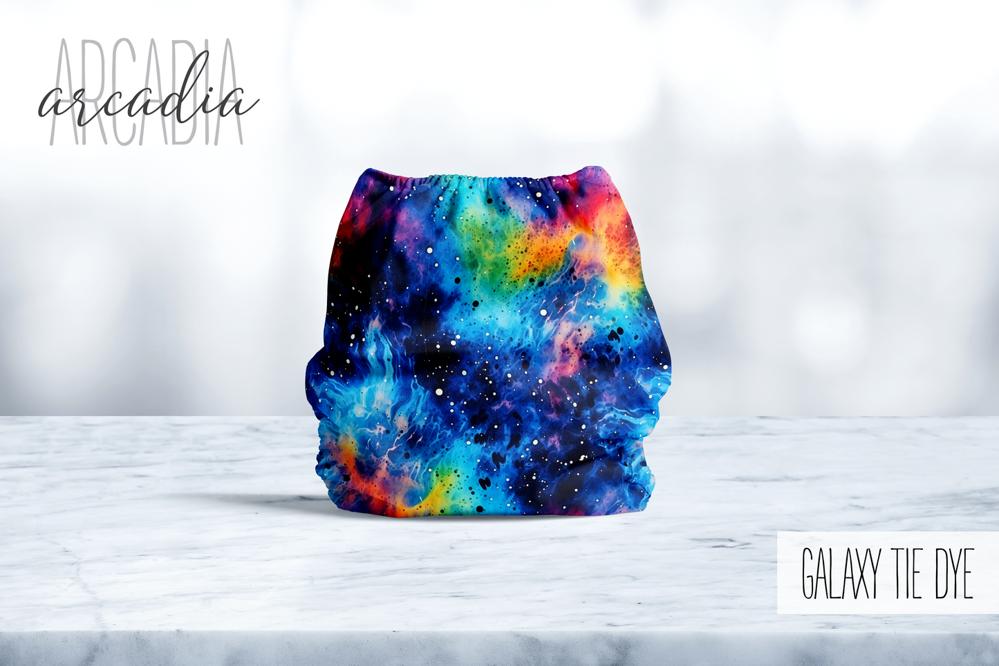 Galaxy Tie Dye Pocket Diaper