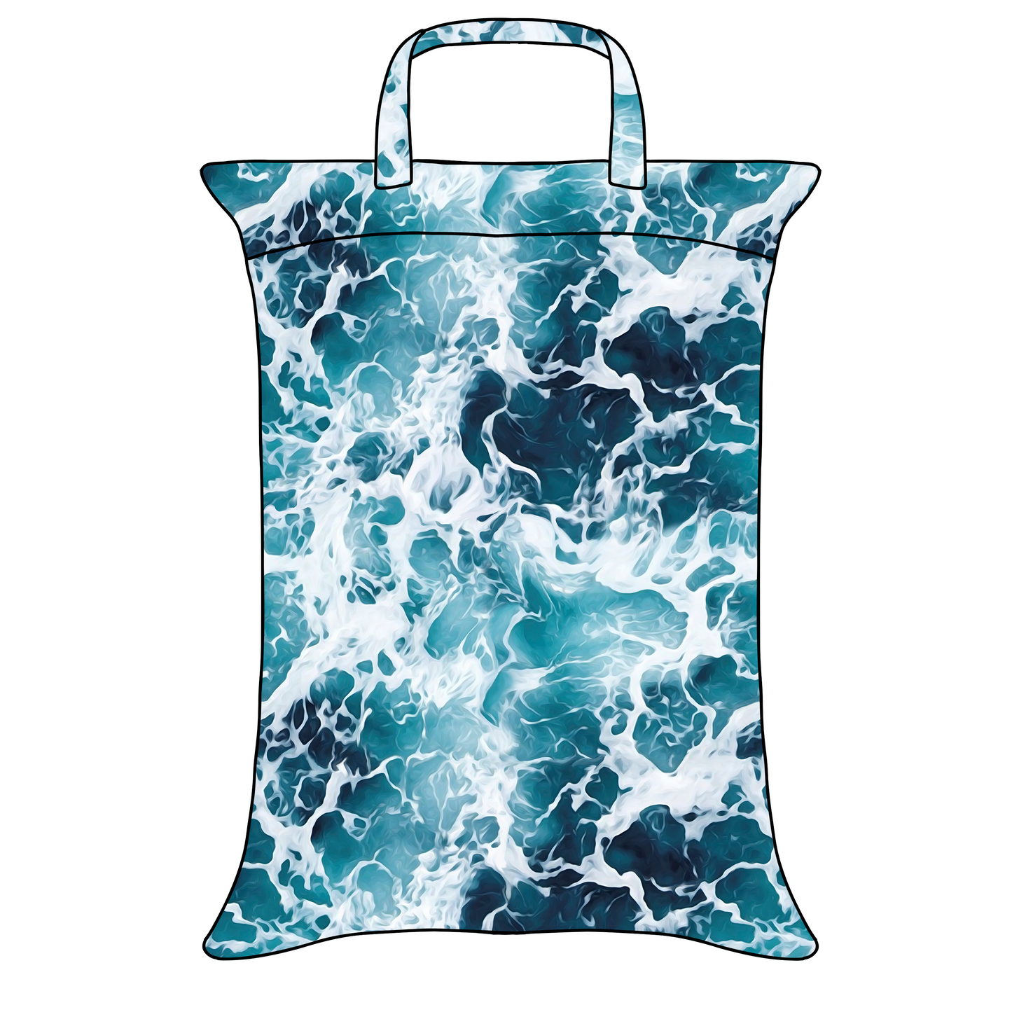 Sea Foam Large Wet Bag