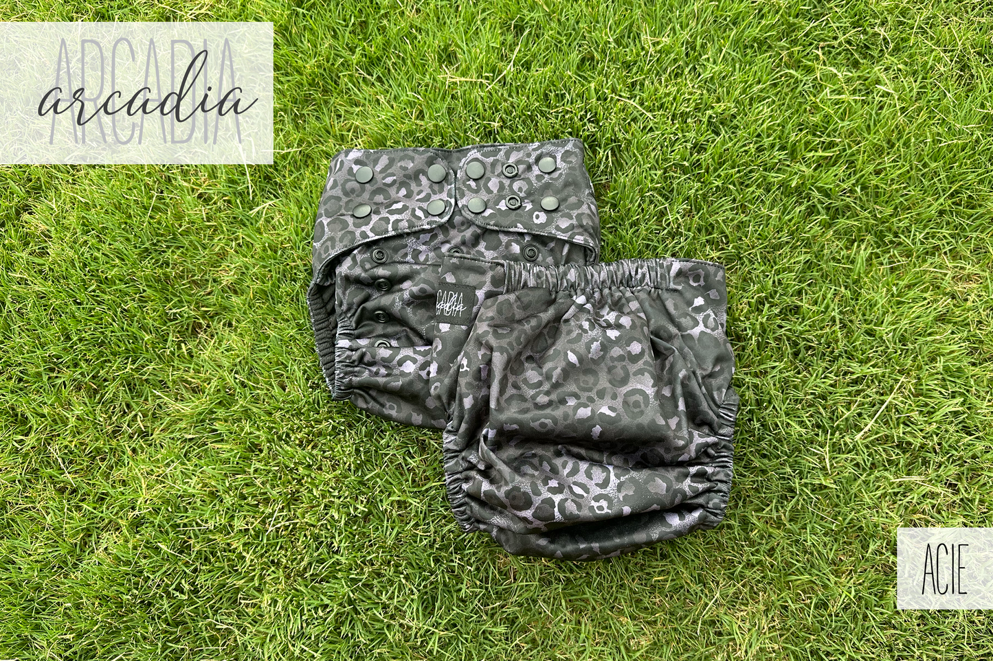 Acie (Black Out) Pocket Diaper