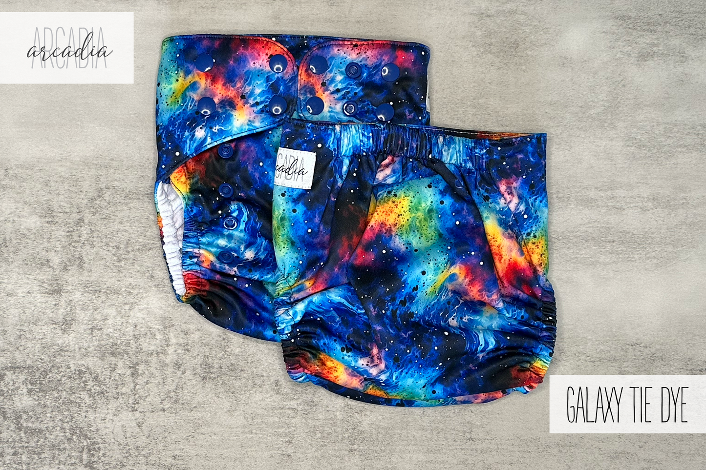 Galaxy Tie Dye Pocket Diaper