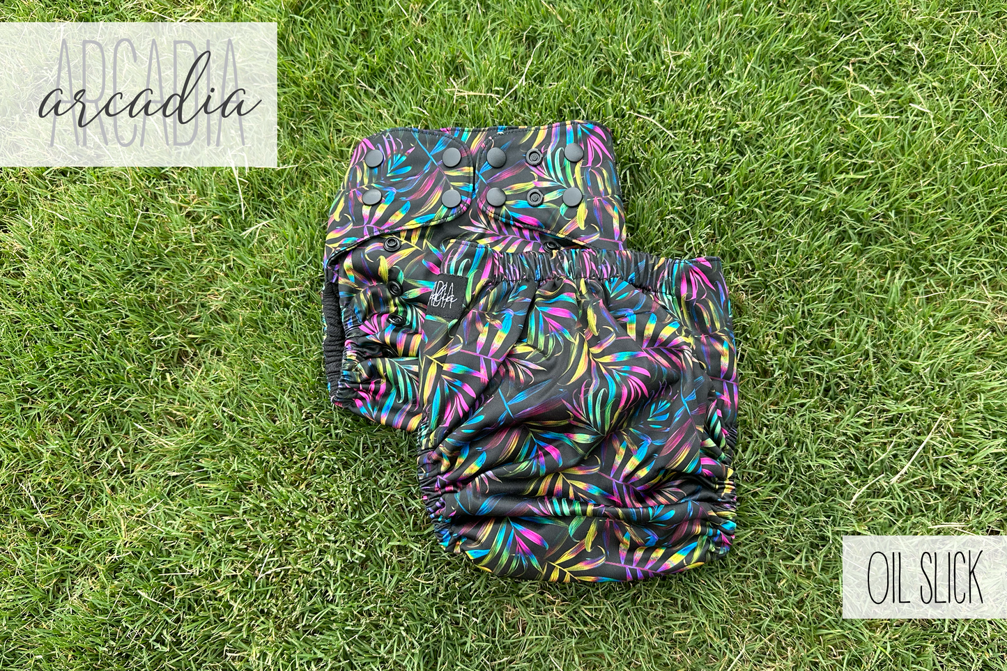 Oil Slick (Black Out) Pocket Diaper