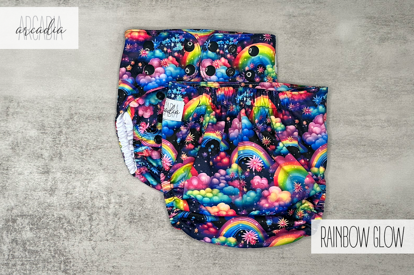 Rainbow Glow Pocket Diaper