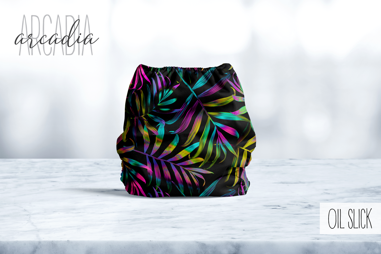 Oil Slick (Black Out) Pocket Diaper